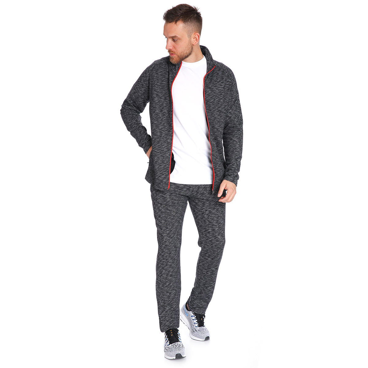 Erkek Gri Antrenman Eşofman Takımı Ky1135-00S