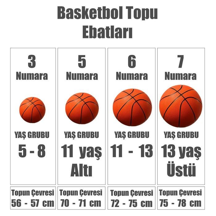Pass Çok Renkli Basketbol Topu SPT-B207 752762