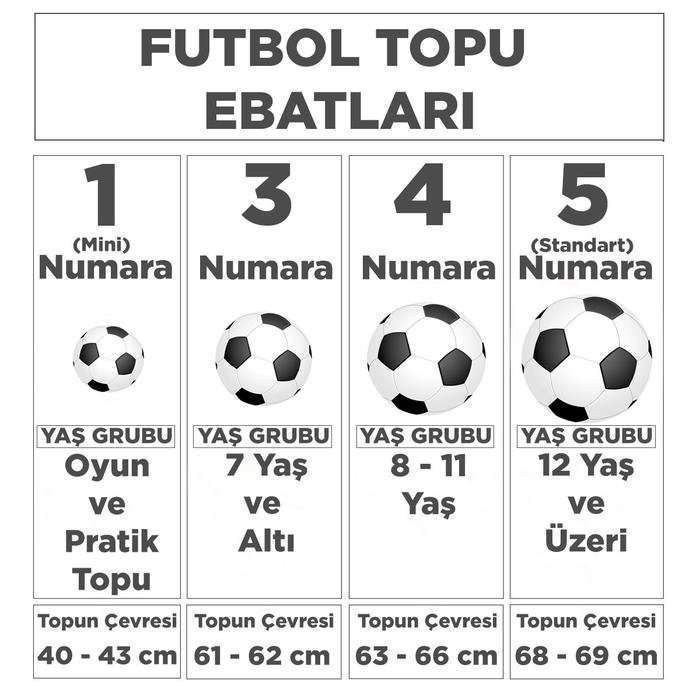 Skills Çok Renkli Futbol Topu SC3619-100 1092452