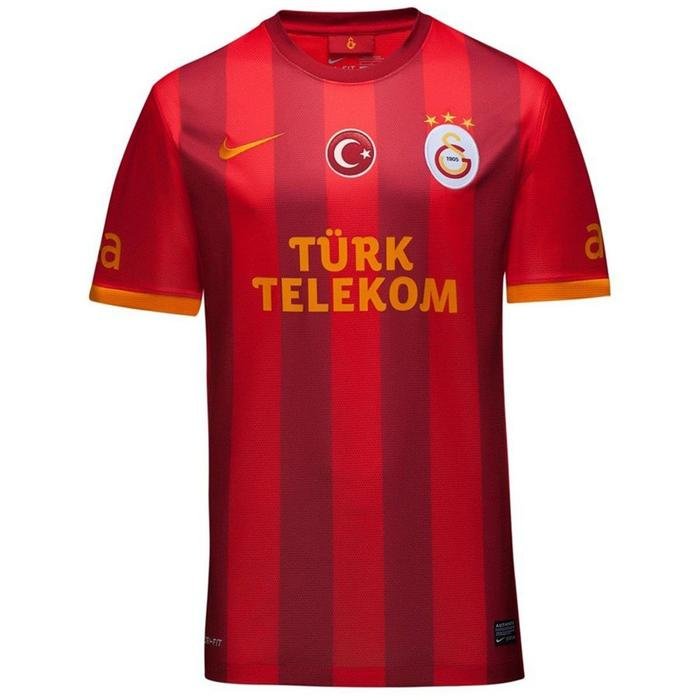 Galatasaray 2013-14 Deplasman Çocuk Kırmızı Futbol Tişört 549059-606 505847