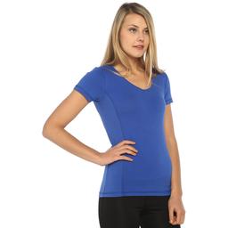 Supkestop Kadın Mavi Günlük Stil Tişört 525031-00X