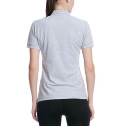 Basic Kadın Gri Günlük Stil Polo Tişört 100836-00G