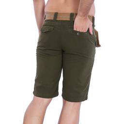 Chino Şort Erkek Yeşil Günlük Stil Polo Tişört 108151580124