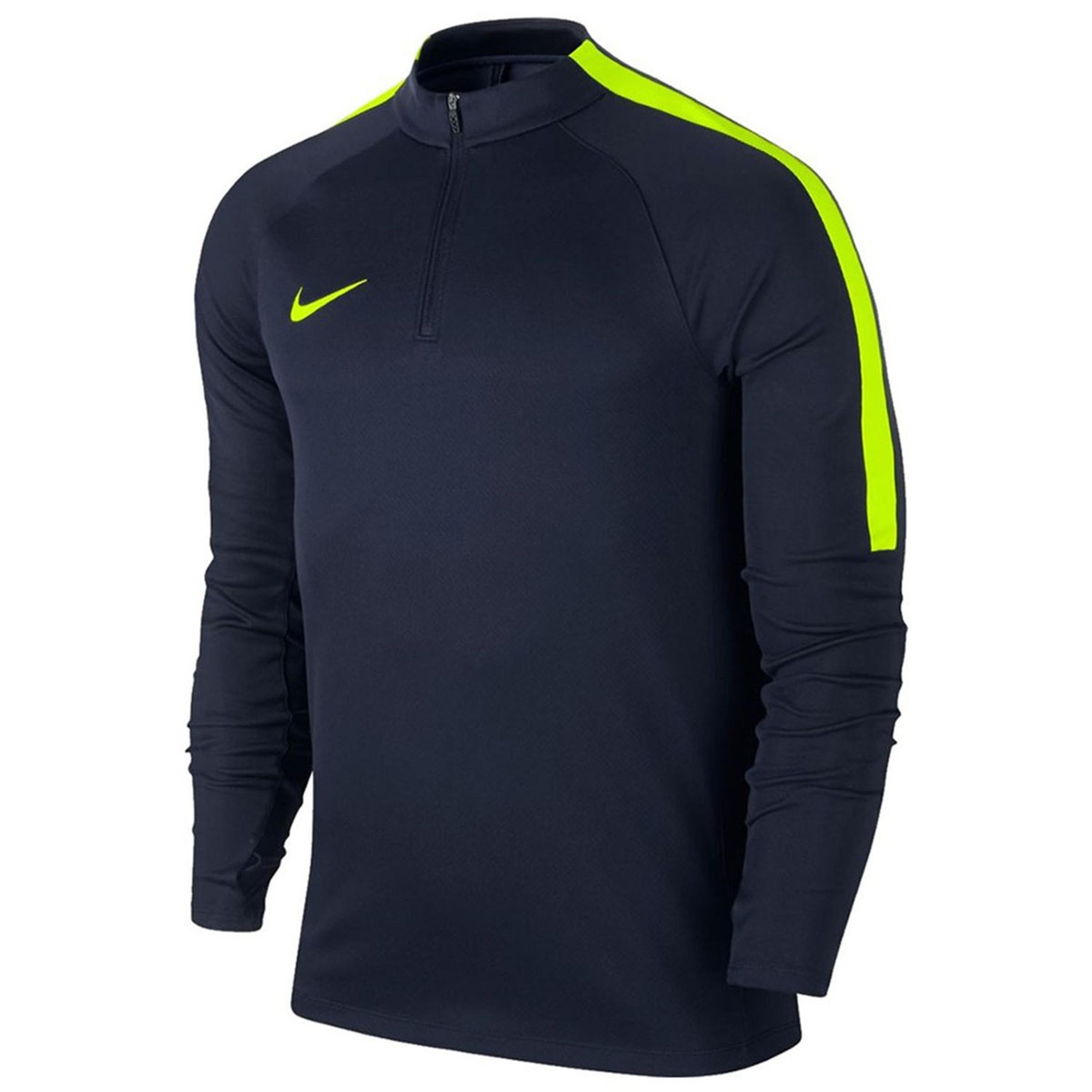 Dry Sqd Dril Erkek Mavi Futbol Uzun Kollu Tişört 831569-451