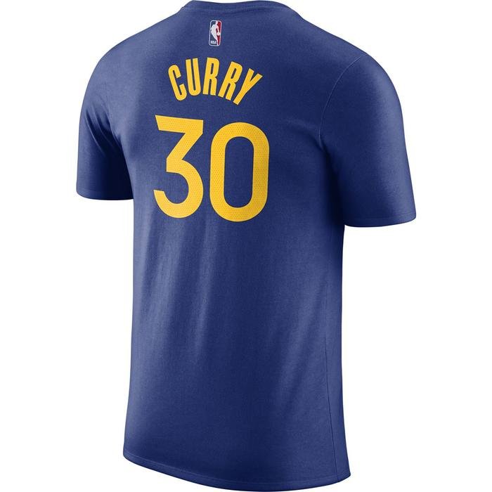 Stephen Curry Golden State Worrios NBA Erkek Mavi Basketbol Tişört BQ1531-401 1156250