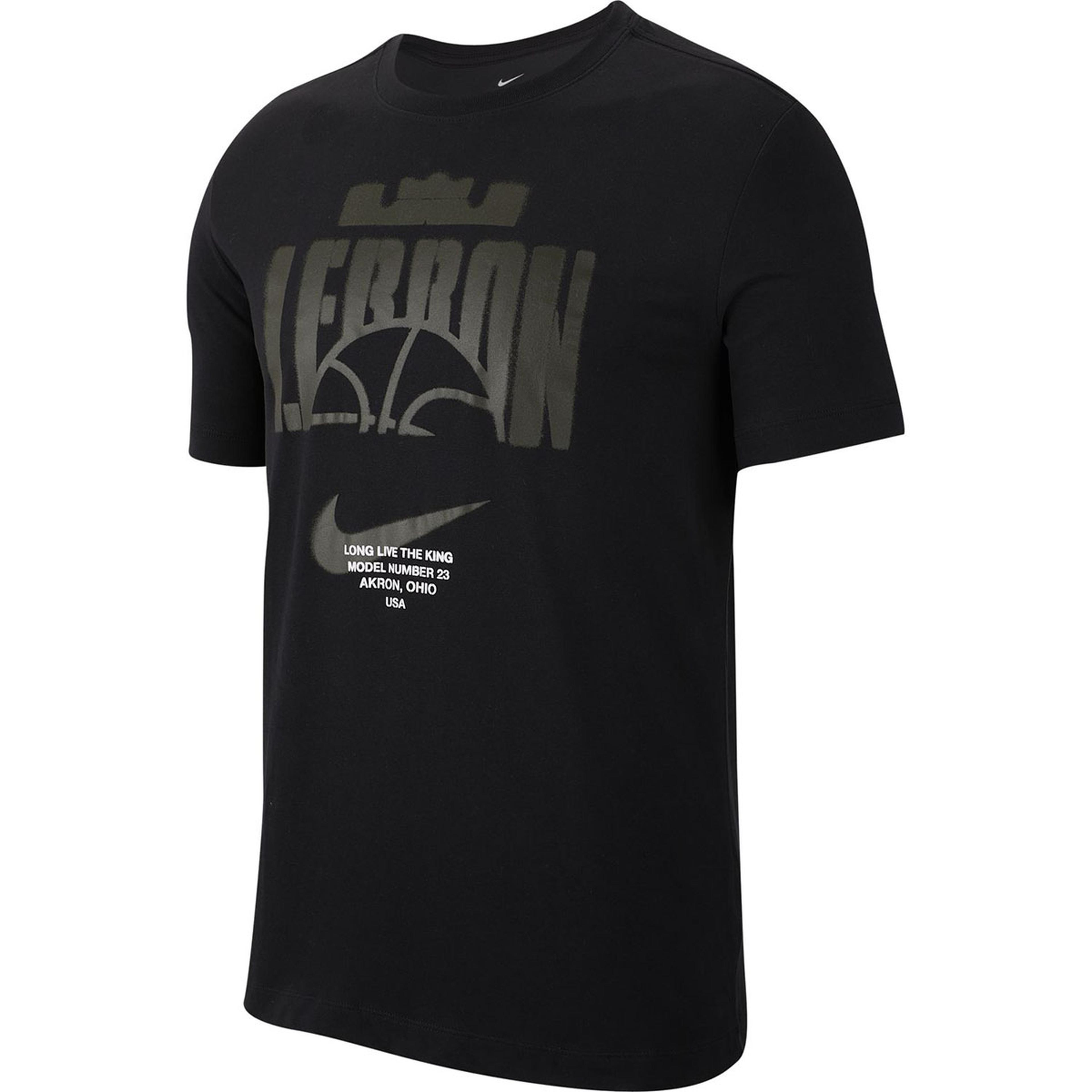 Le Bron NBA Erkek Siyah Basketbol Tişört CD0969-010