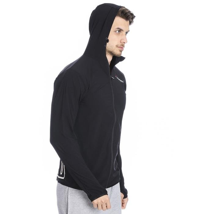 Mountruntrack Erkek Siyah Outdoor Sweatshirt M10018-BLK 1089083