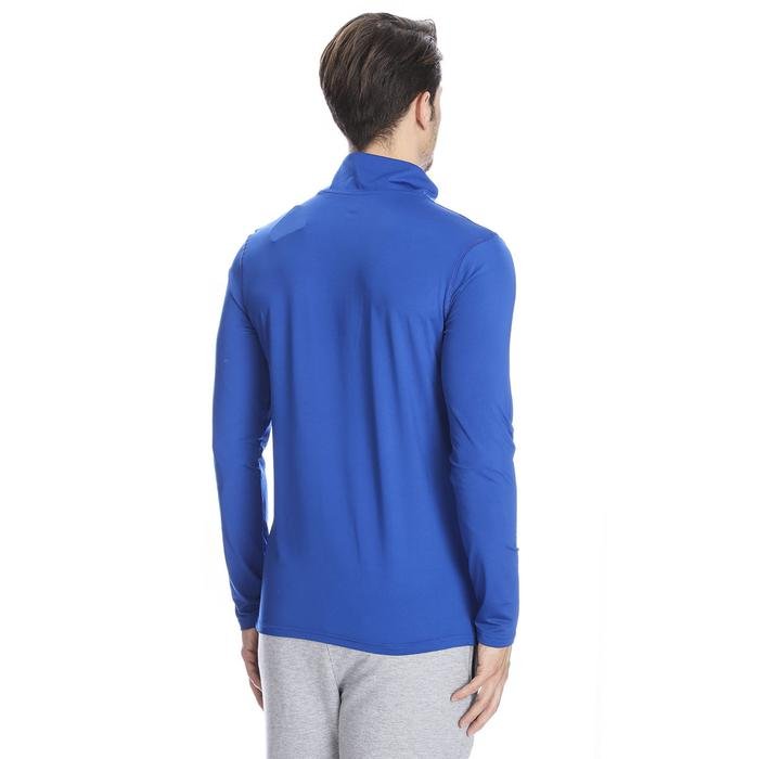 Warm-Up Poli Erkek Mavi Günlük Stil Tişört Tke5002-1-00M 1080430