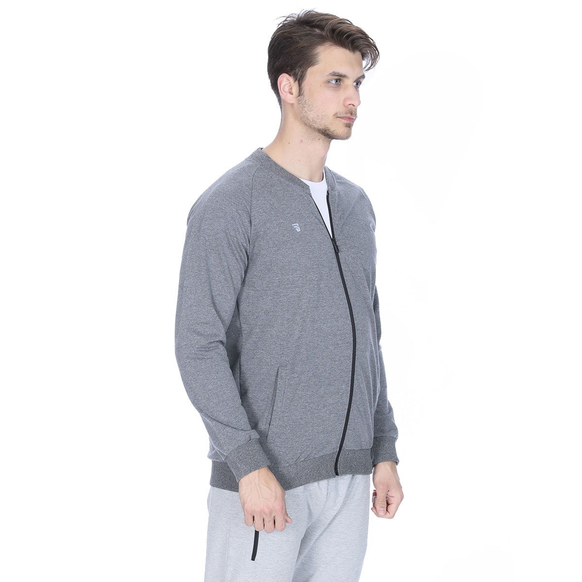 Kamp Erkek Gri Günlük Stil Sweatshirt Tke1027-0Gm-Y