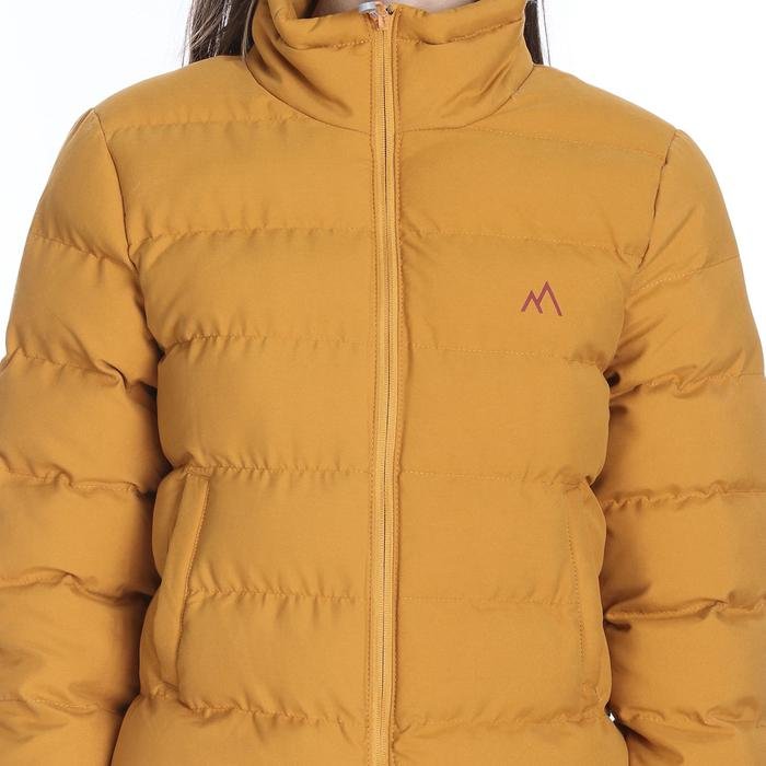 Kadın Sarı Kapüşonlu Outdoor Mont M100033-TRN 1093177
