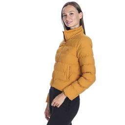 Kadın Sarı Kapüşonlu Outdoor Mont M100033-TRN