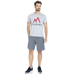Mountrun Erkek Gri Şort M10021-BLK