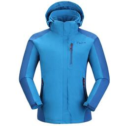 Sparkle 3 in 1 Kadın Mavi Kapüşonlu Outdoor Mont 2ASW17022003BDB