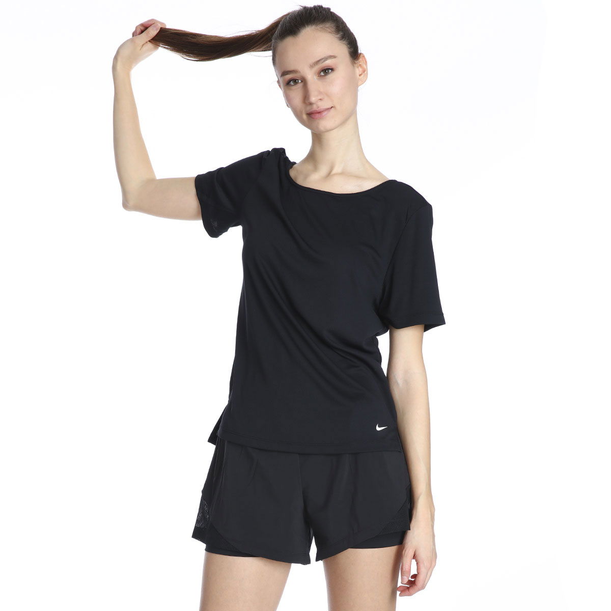 Dry Top Kadın Siyah Antrenman Tişört BV4421-010