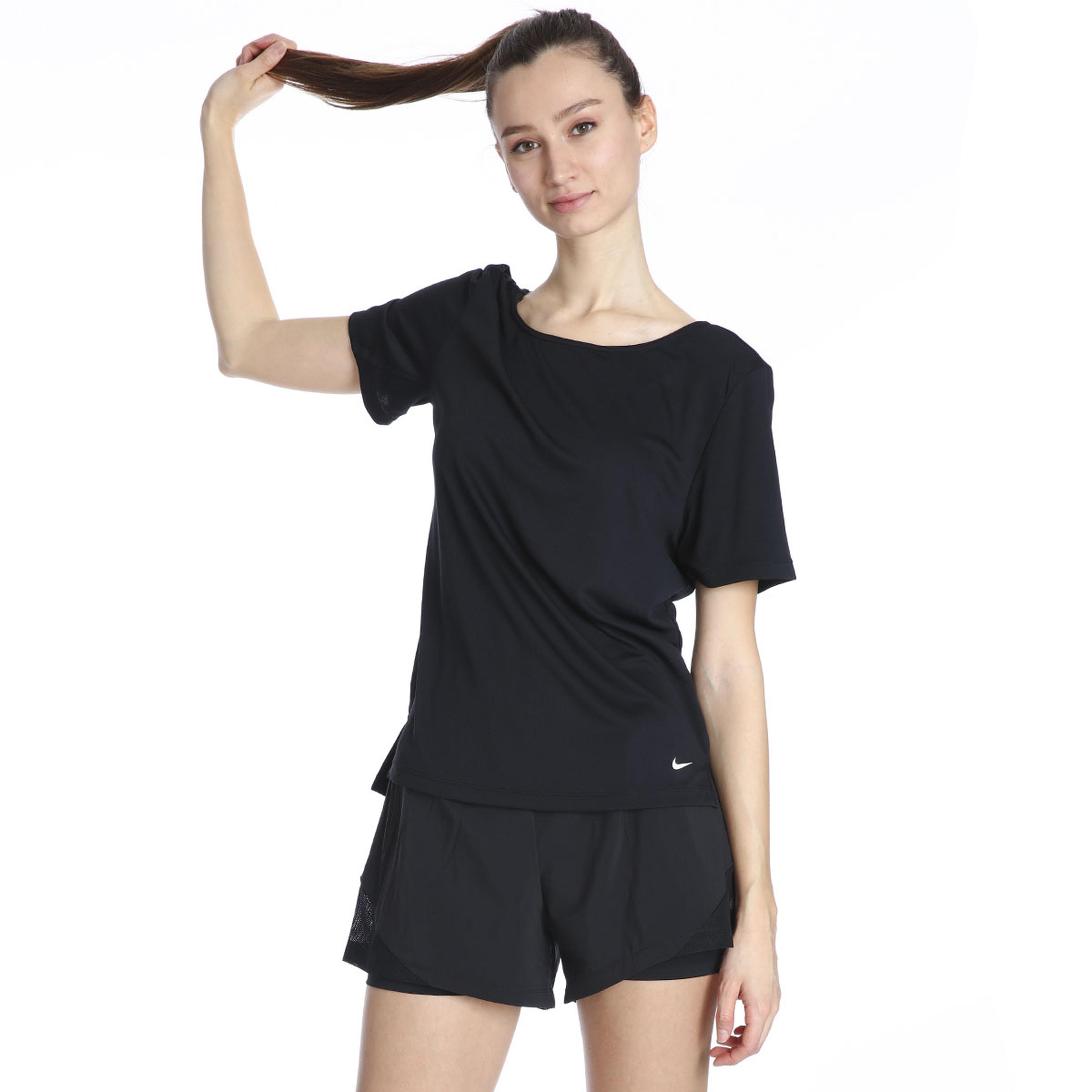 Dry Top Kadın Siyah Antrenman Tişört BV4421-010
