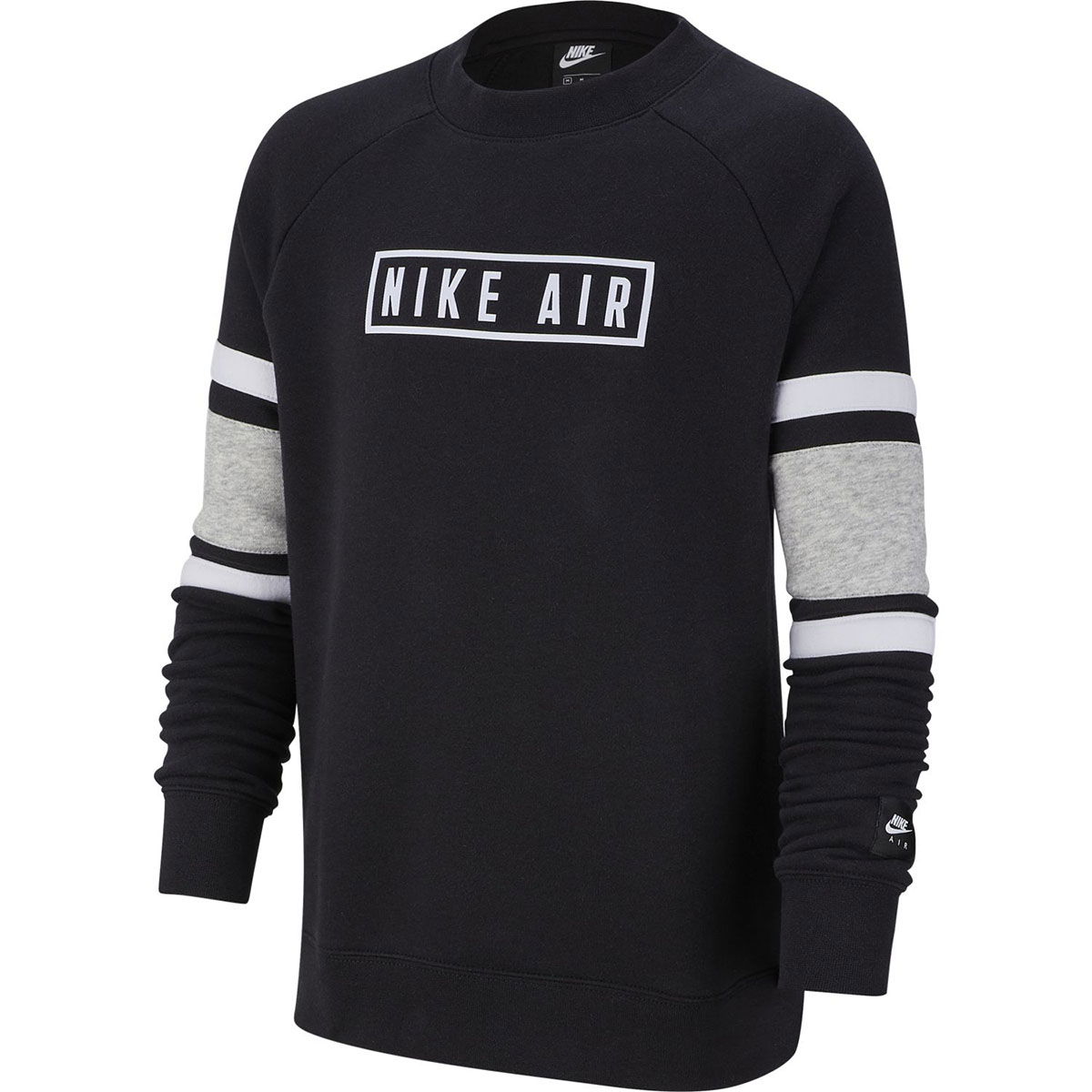 Air Ls Crew Çocuk Siyah Günlük Stil Uzun Kollu Tişört BV3591-010