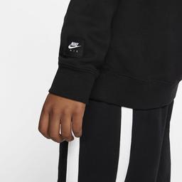 Air Ls Crew Çocuk Siyah Günlük Stil Uzun Kollu Tişört BV3591-010