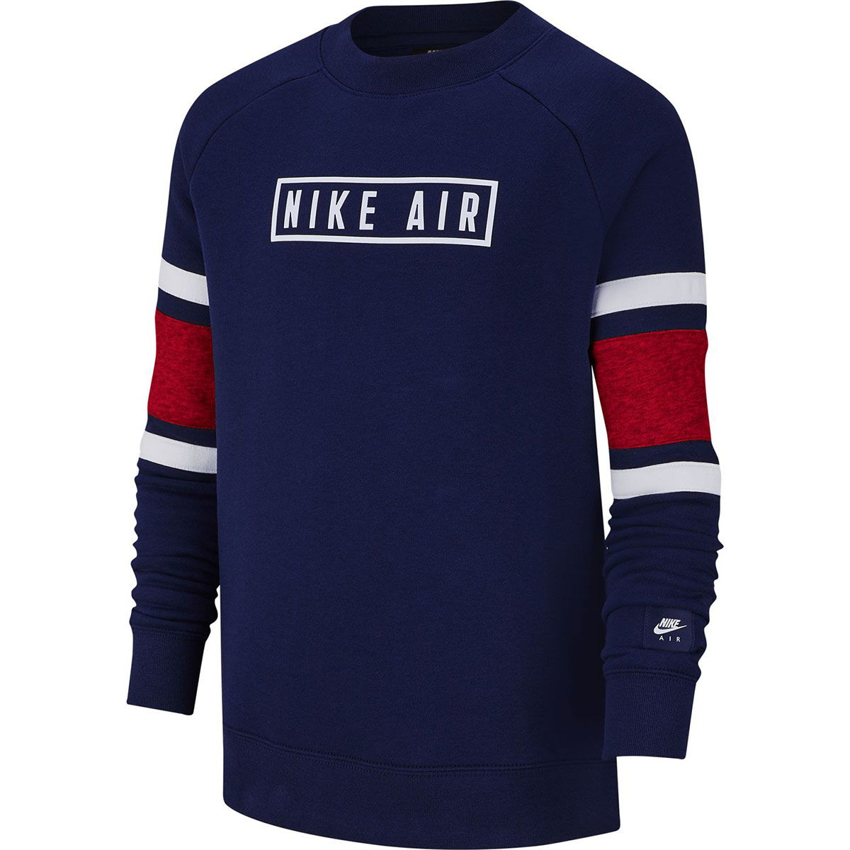 Air Ls Crew Çocuk Lacivert Günlük Stil Uzun Kollu Tişört BV3591-492