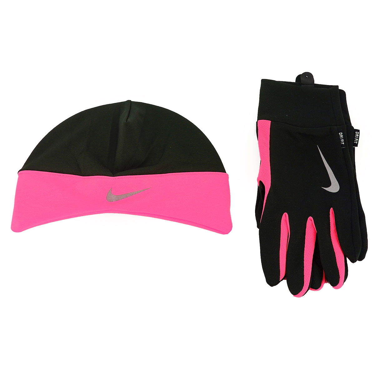 Dri-Fit Unisex Siyah Koşu Eldiven Bere Seti N.RC.01.067.MD