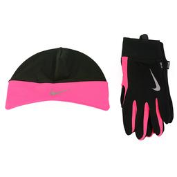 Dri-Fit Unisex Siyah Koşu Eldiven Bere Seti N.RC.01.067.MD