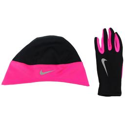 Running Kadın Siyah-Pembe Koşu Termal Eldiven Ve Kafa Bandı Seti - S N.RC.27.067.SL