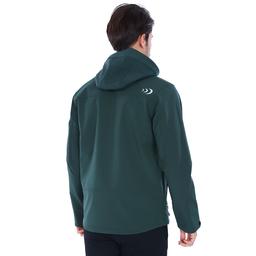 Effect Softshell Erkek Yeşil Kapüşonlu Outdoor Mont 2ASW17022008DGR