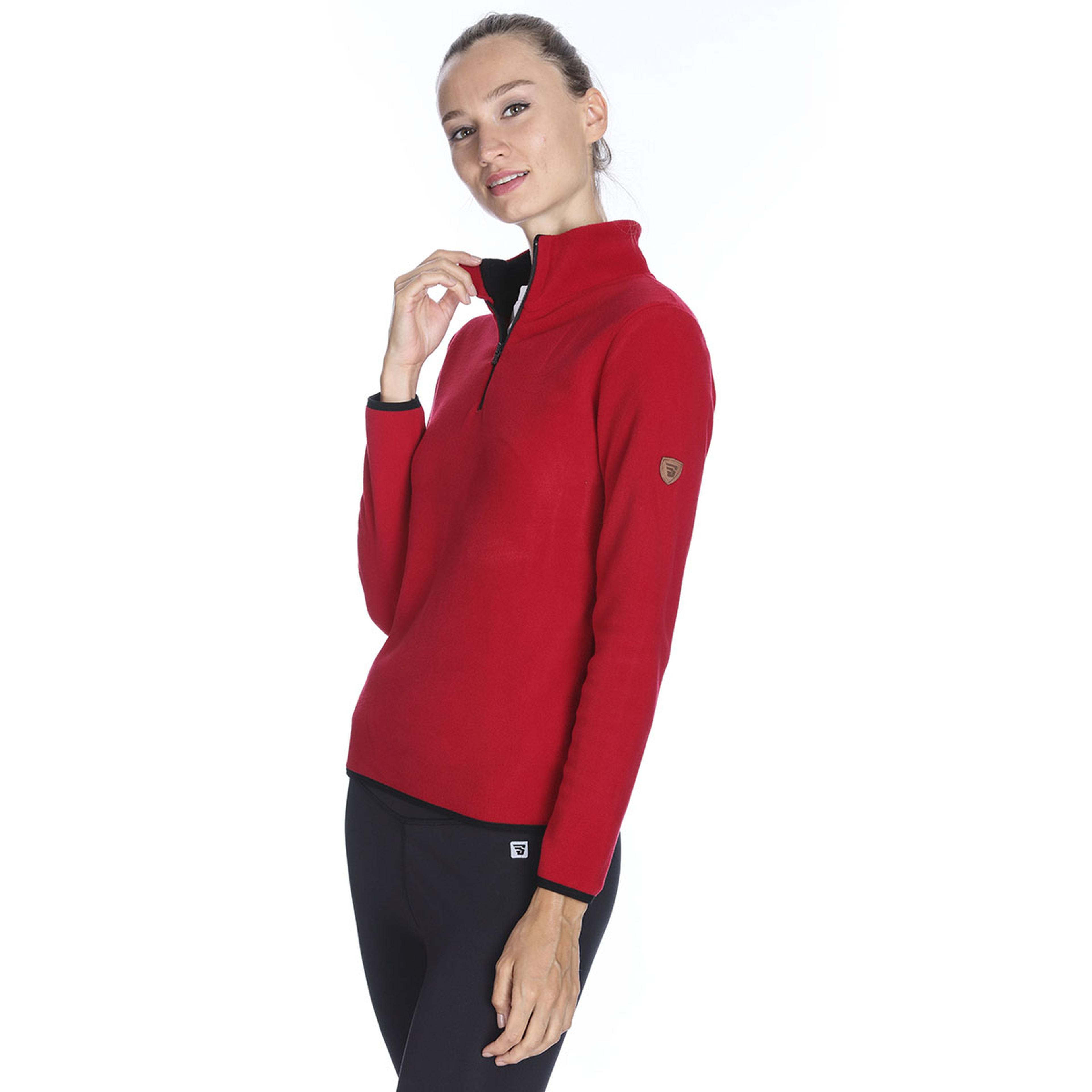 Kadın Kırmızı Polar Sweatshirt 710081-00C