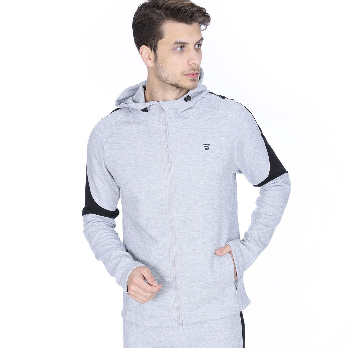 Sweyanust Erkek Gri Koşu Sweatshirt 710511-GML