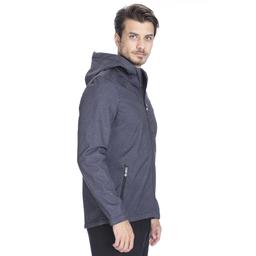 Erkek Siyah Kapüşonlu Outdoor Mont M100059-SYH