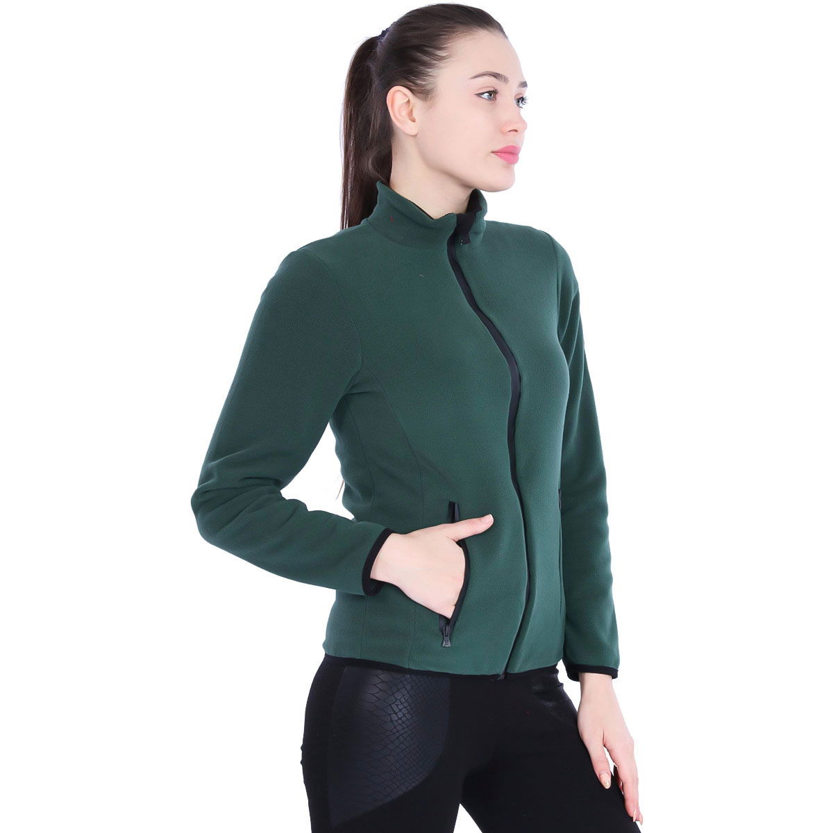 Kadın Yeşil Polar Sweatshirt 710080-00J