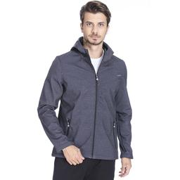 Erkek Siyah Kapüşonlu Outdoor Mont M100059-SYH