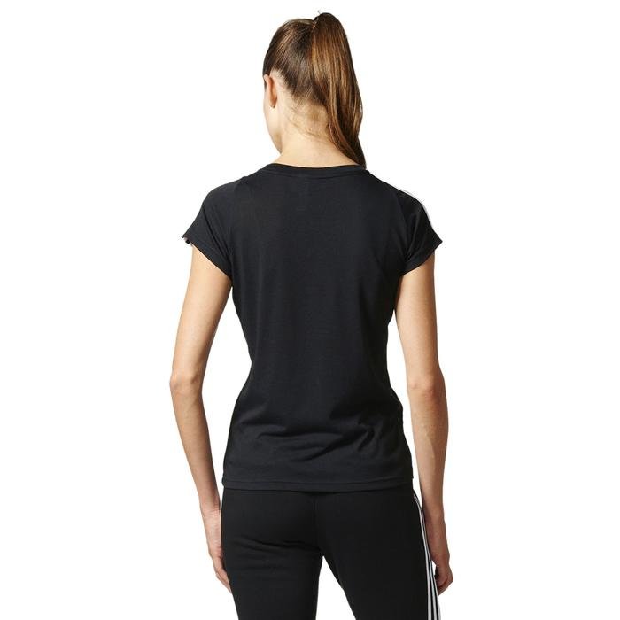 Essential 3S Slim Kadın Siyah Günlük Stil Tişört S97183 935518