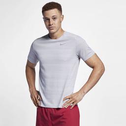 Dry Miler Top Erkek Gri Koşu Tişört AJ7565-059
