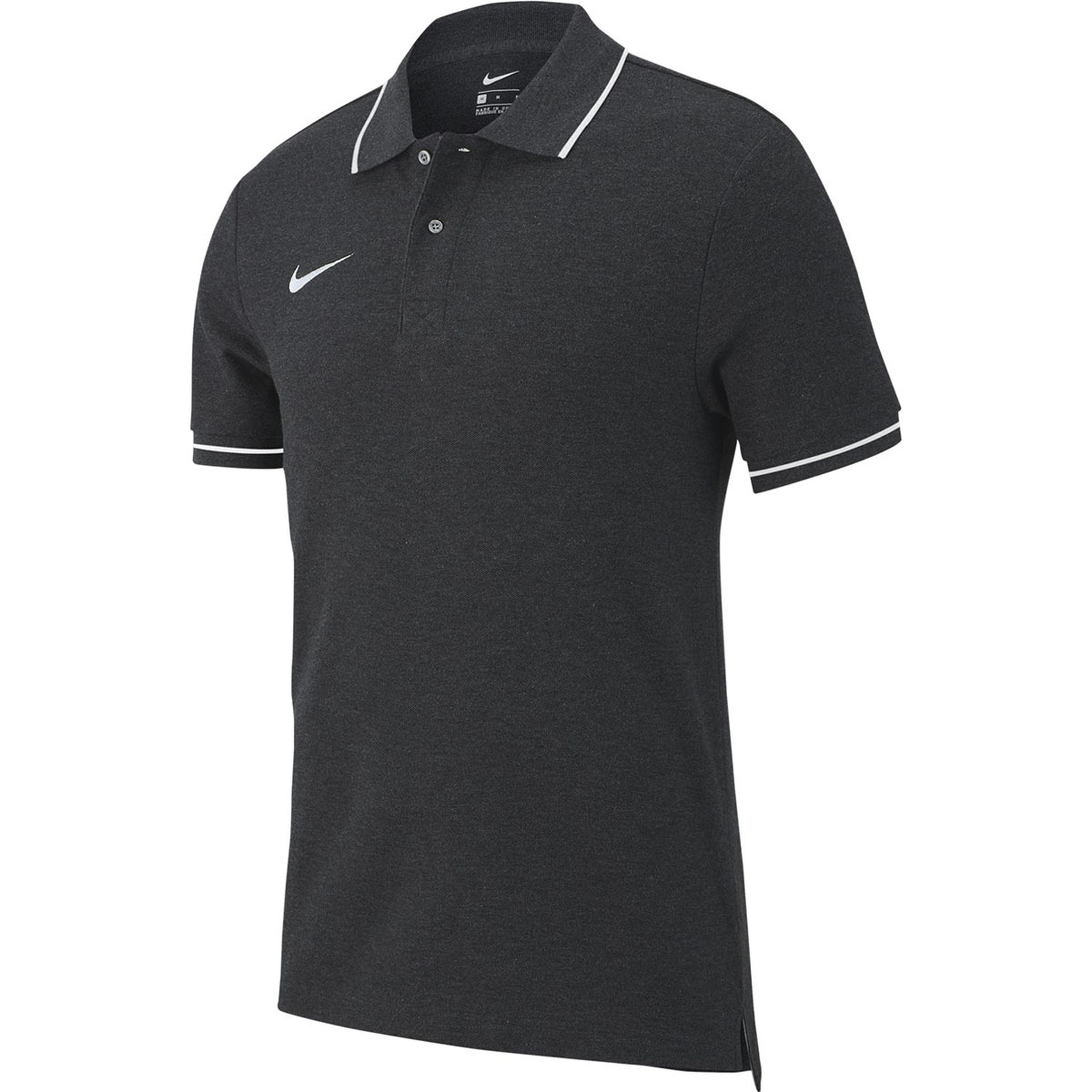 TClub19 Erkek Siyah Futbol Polo Tişört AJ1502-071