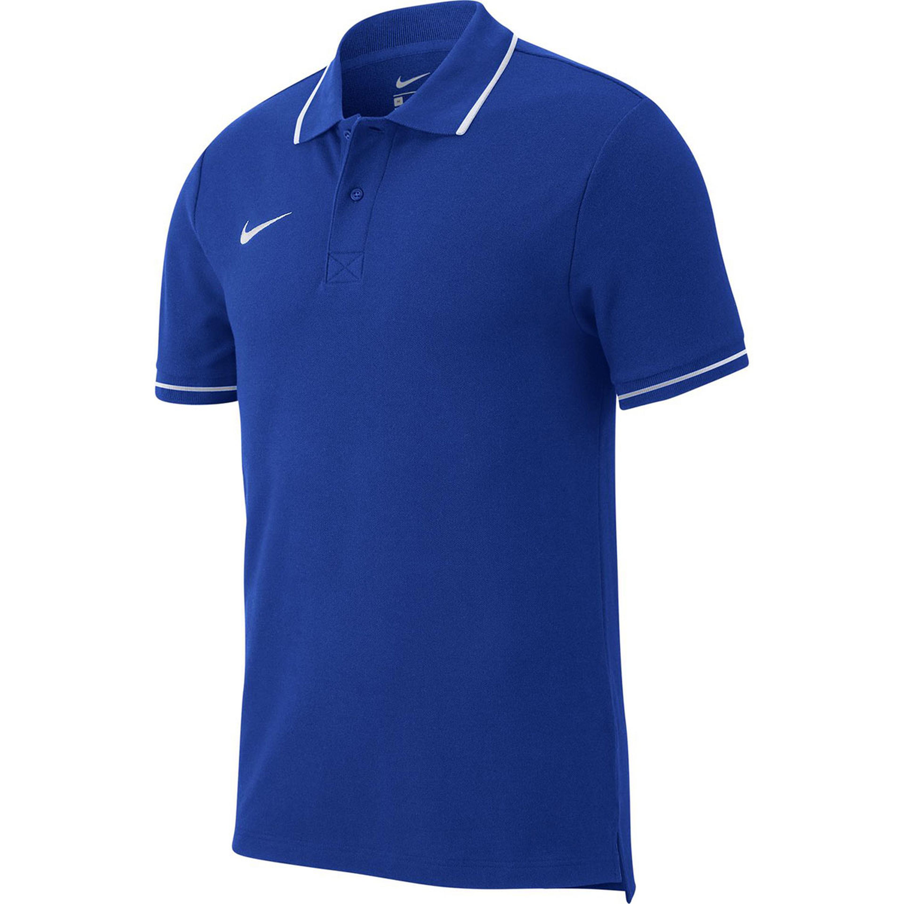 TClub19 Erkek Mavi Futbol Polo Tişört AJ1502-463