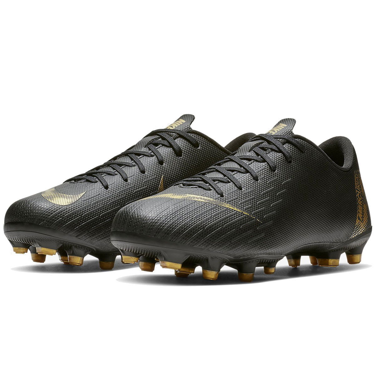 Mercurial Jr Vapor 12 Academy Gs Fg-Mg Unisex Siyah Krampon Futbol Ayakkabısı AH7347-077