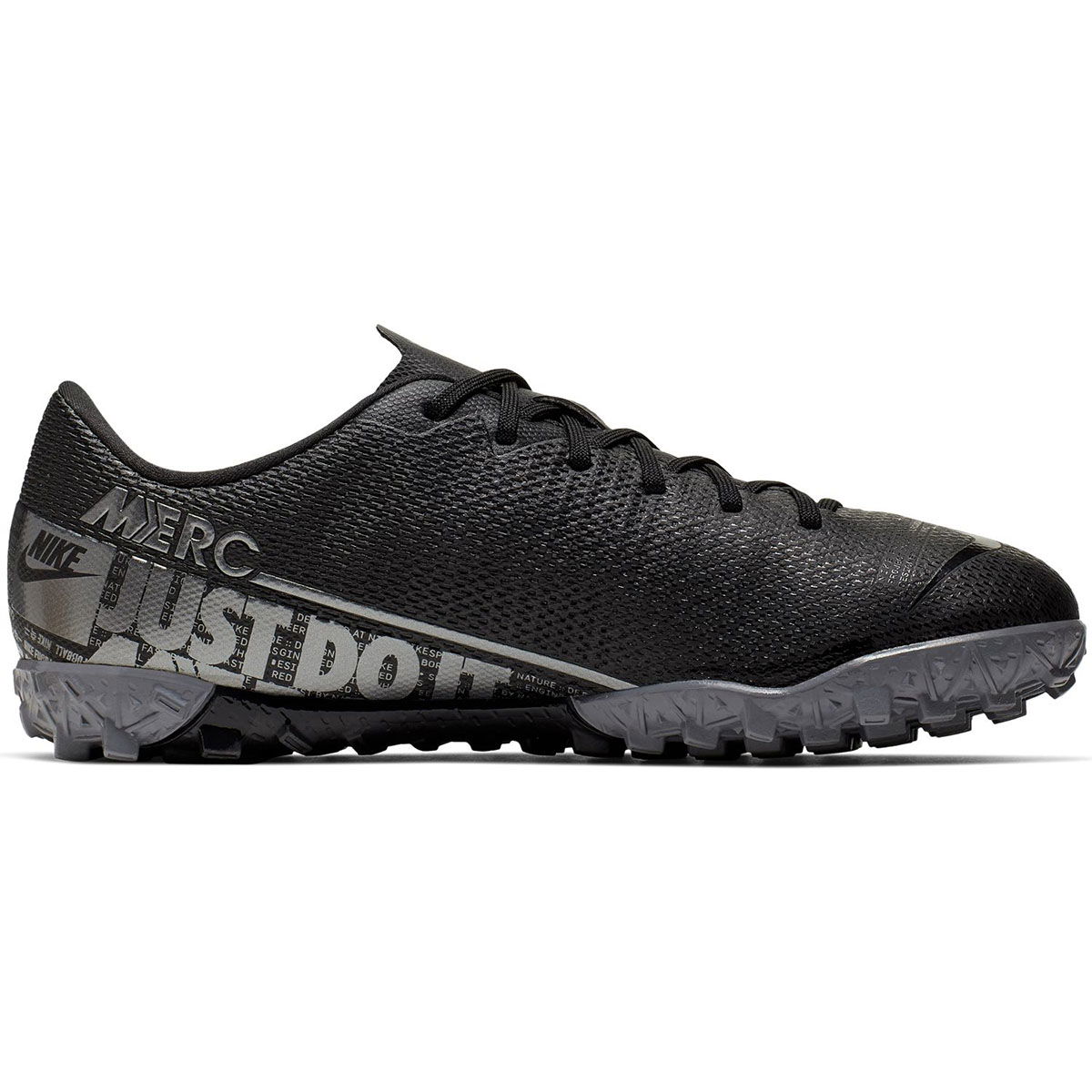 Mercurial Jr Vapor 13 Academy Tf Çocuk Siyah Halı Saha Futbol Ayakkabısı AT8145-001