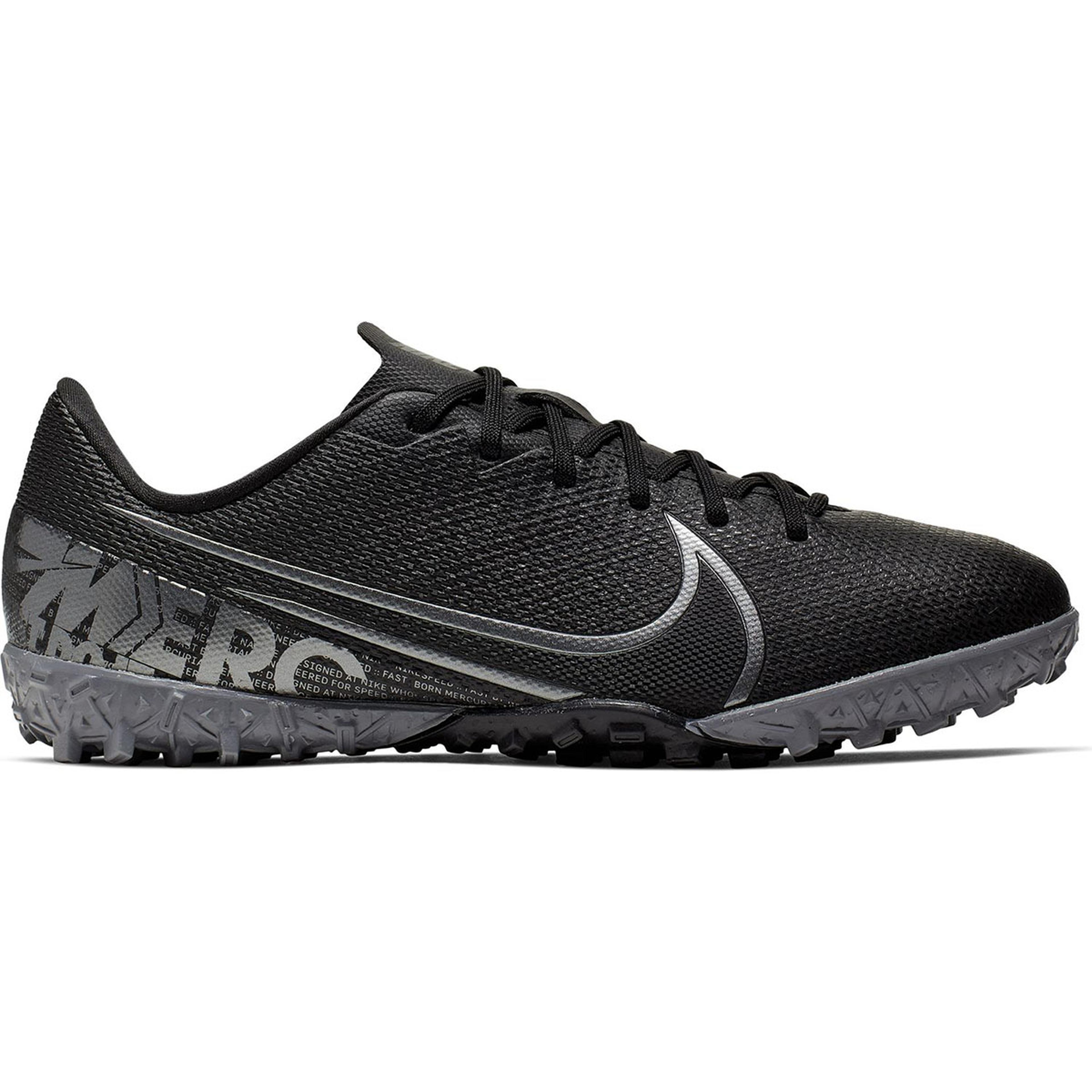 Mercurial Jr Vapor 13 Academy Tf Çocuk Siyah Halı Saha Futbol Ayakkabısı AT8145-001