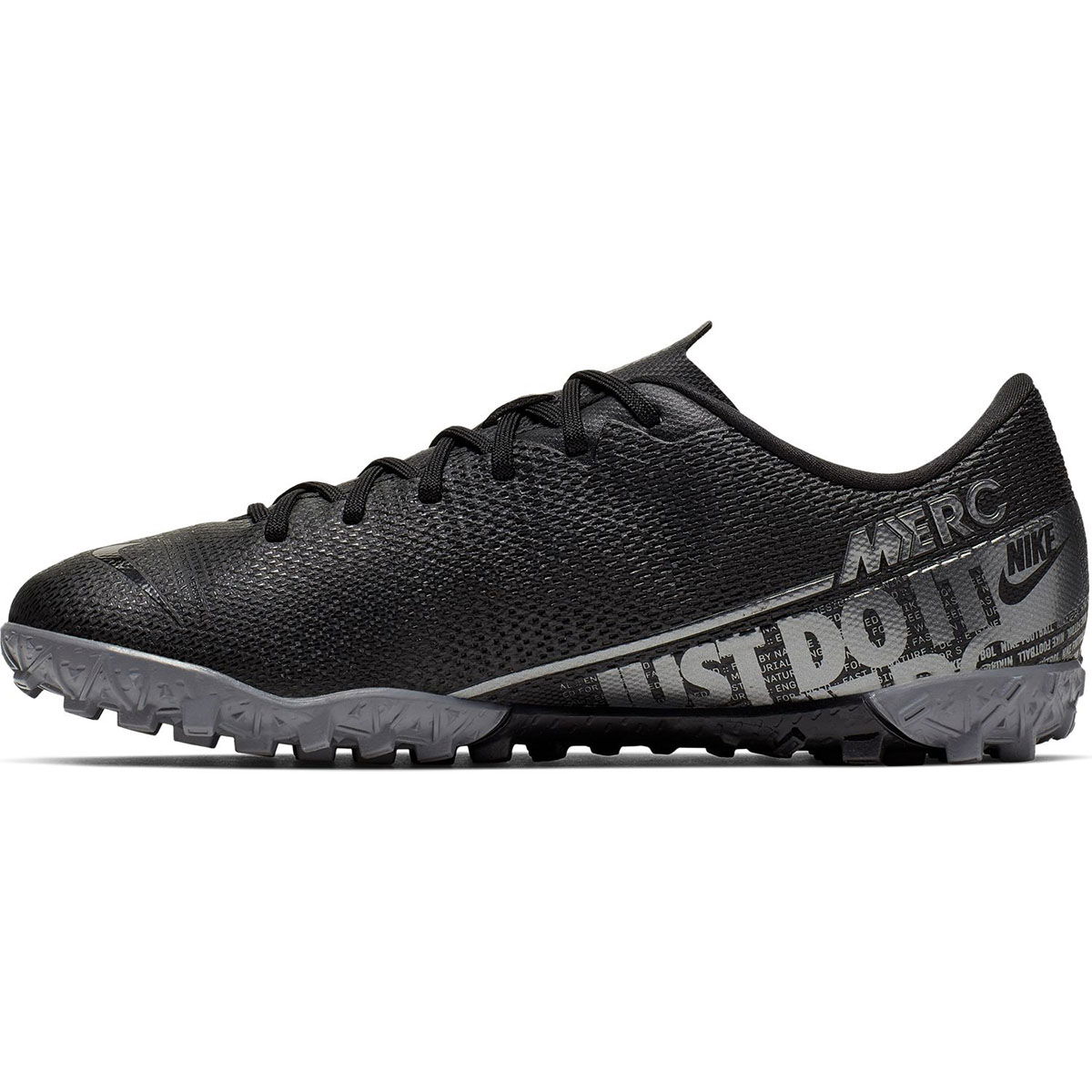 Mercurial Jr Vapor 13 Academy Tf Çocuk Siyah Halı Saha Futbol Ayakkabısı AT8145-001