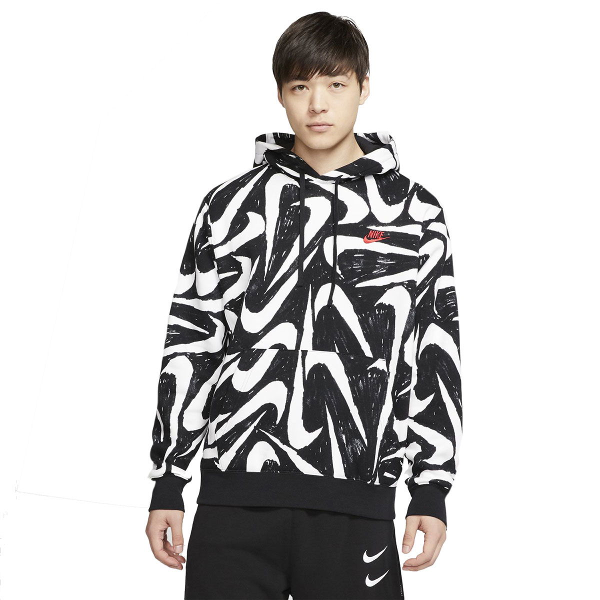 Sportswear Erkek Siyah Günlük Stil Sweatshirt CK2230-010