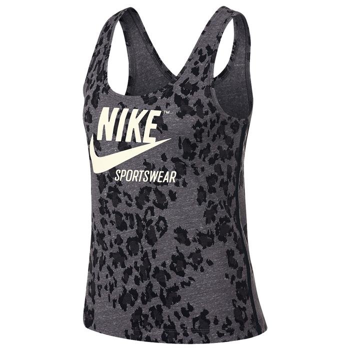 Sportswear Vintage Kadın Gri Leopard Desenli Atlet AR3810-010 1123950