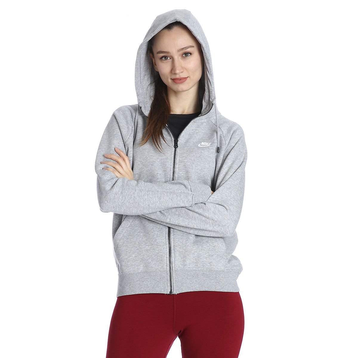 Essential Kadın Gri Günlük Stil Sweatshirt BV4122-063