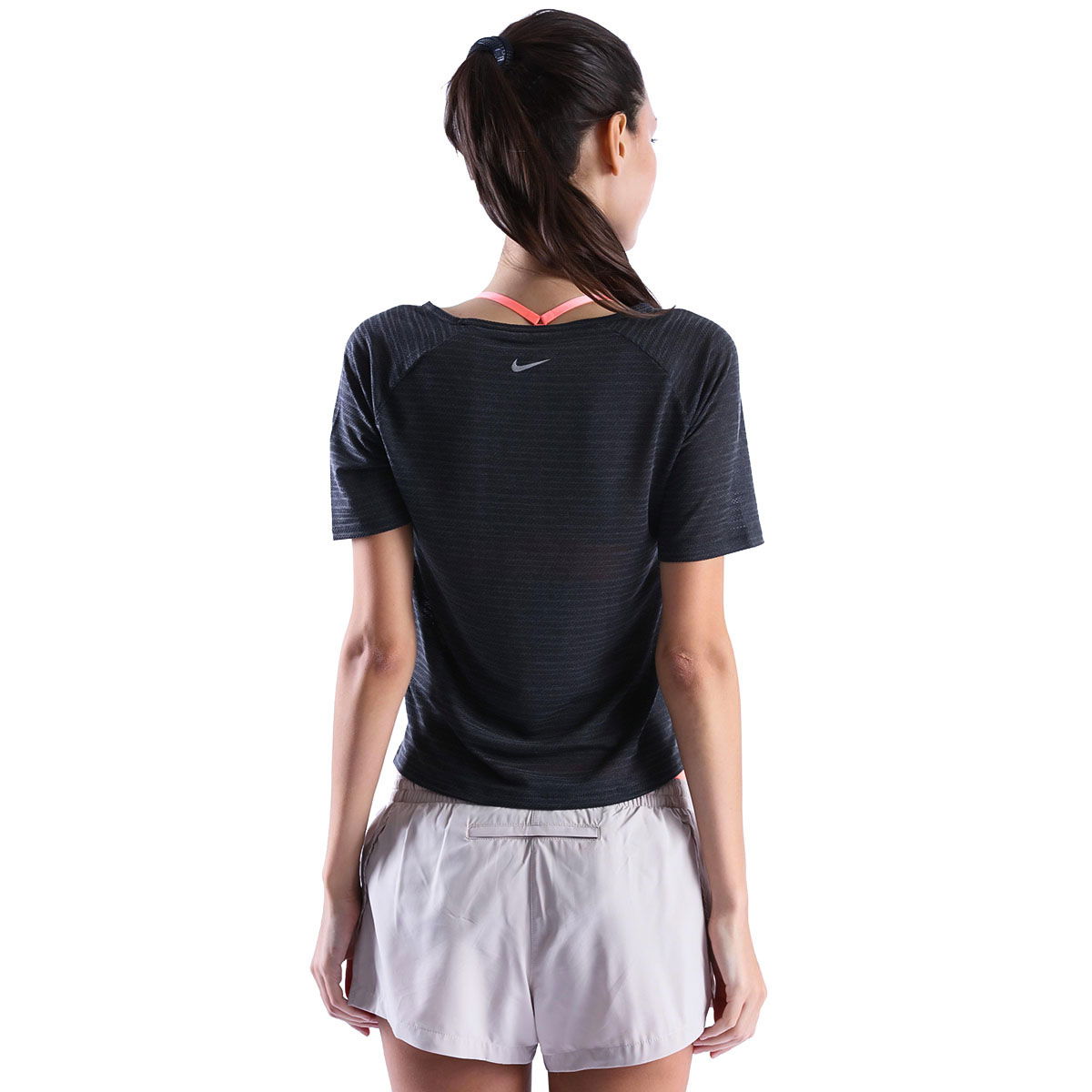 Miler Top Breathe Kadın Siyah Koşu Tişört 891172-010