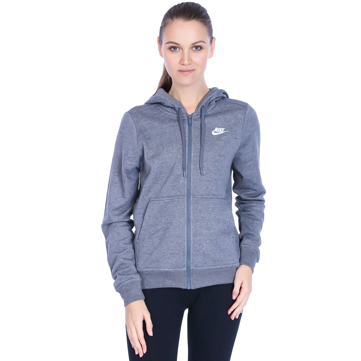 NsHoodie Kadın Mavi Günlük Stil Sweatshirt 853930-071