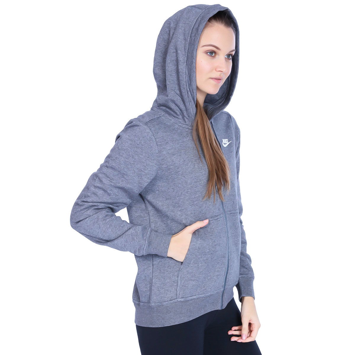 NsHoodie Kadın Mavi Günlük Stil Sweatshirt 853930-071