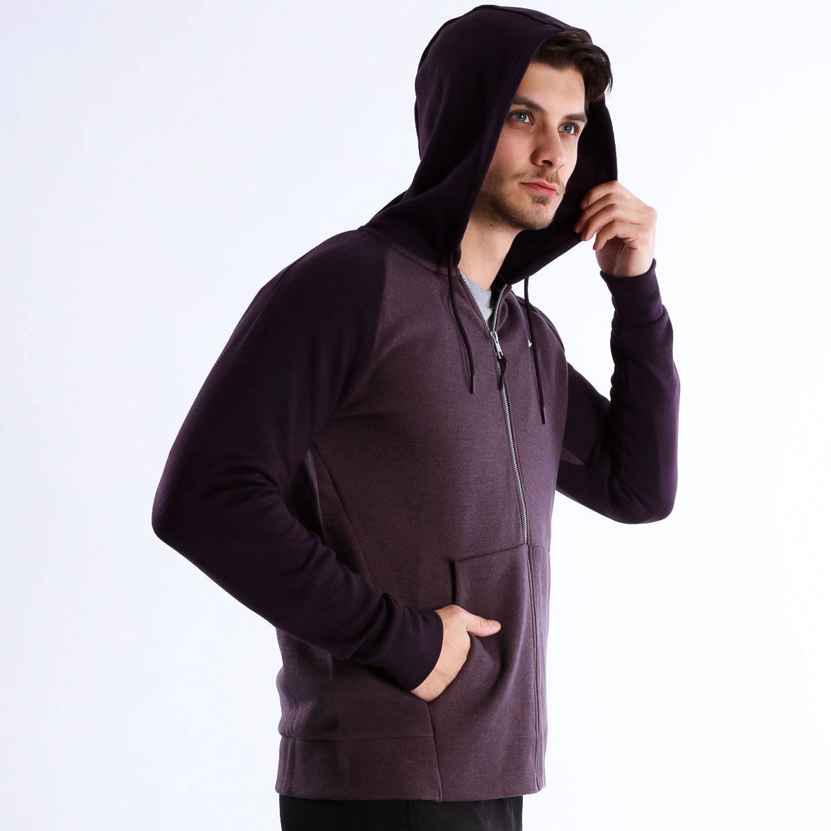 Sportswear Erkek Bordo Günlük Stil Sweatshirt 928475-634