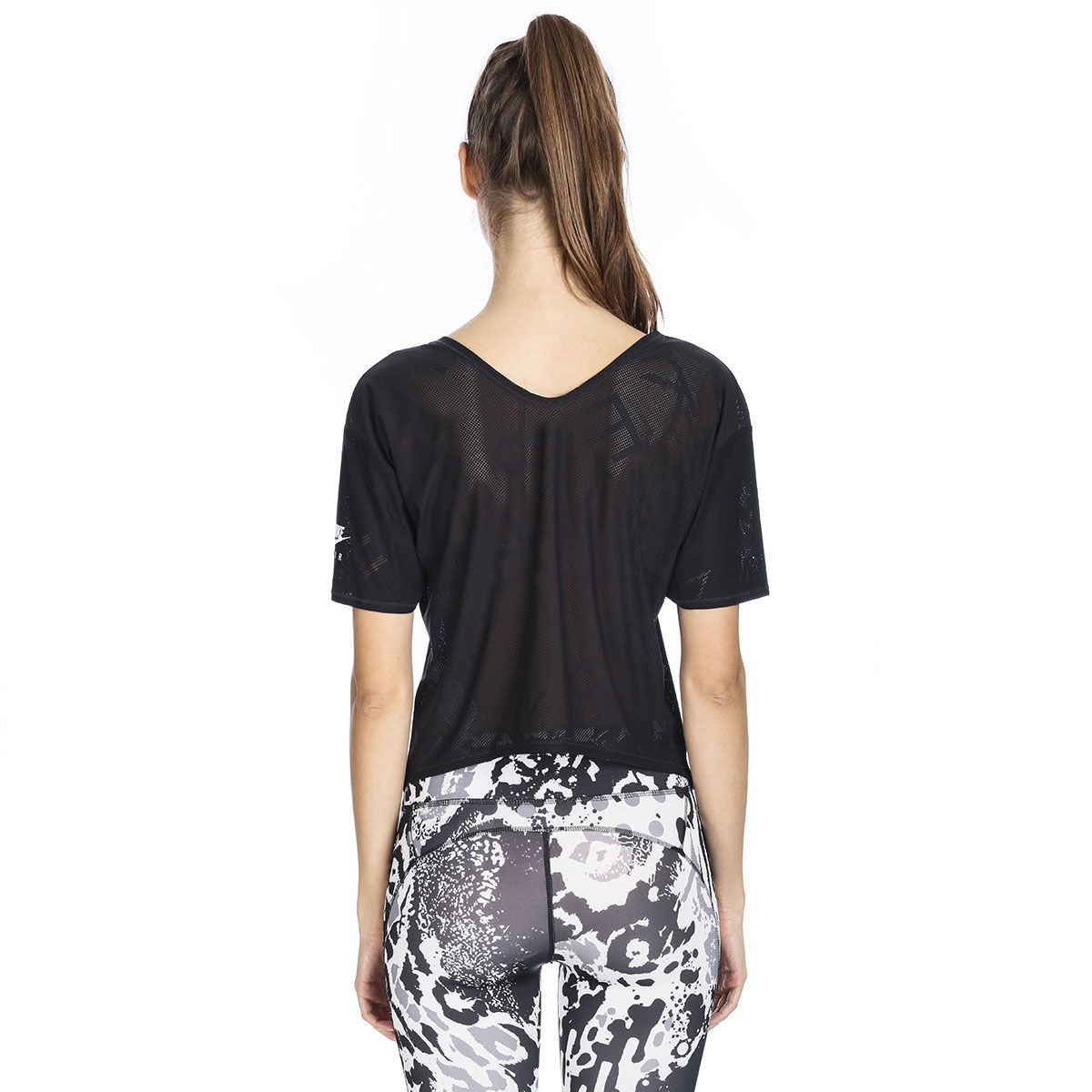Top Air Kadın Siyah Koşu Tişört BV3356-010