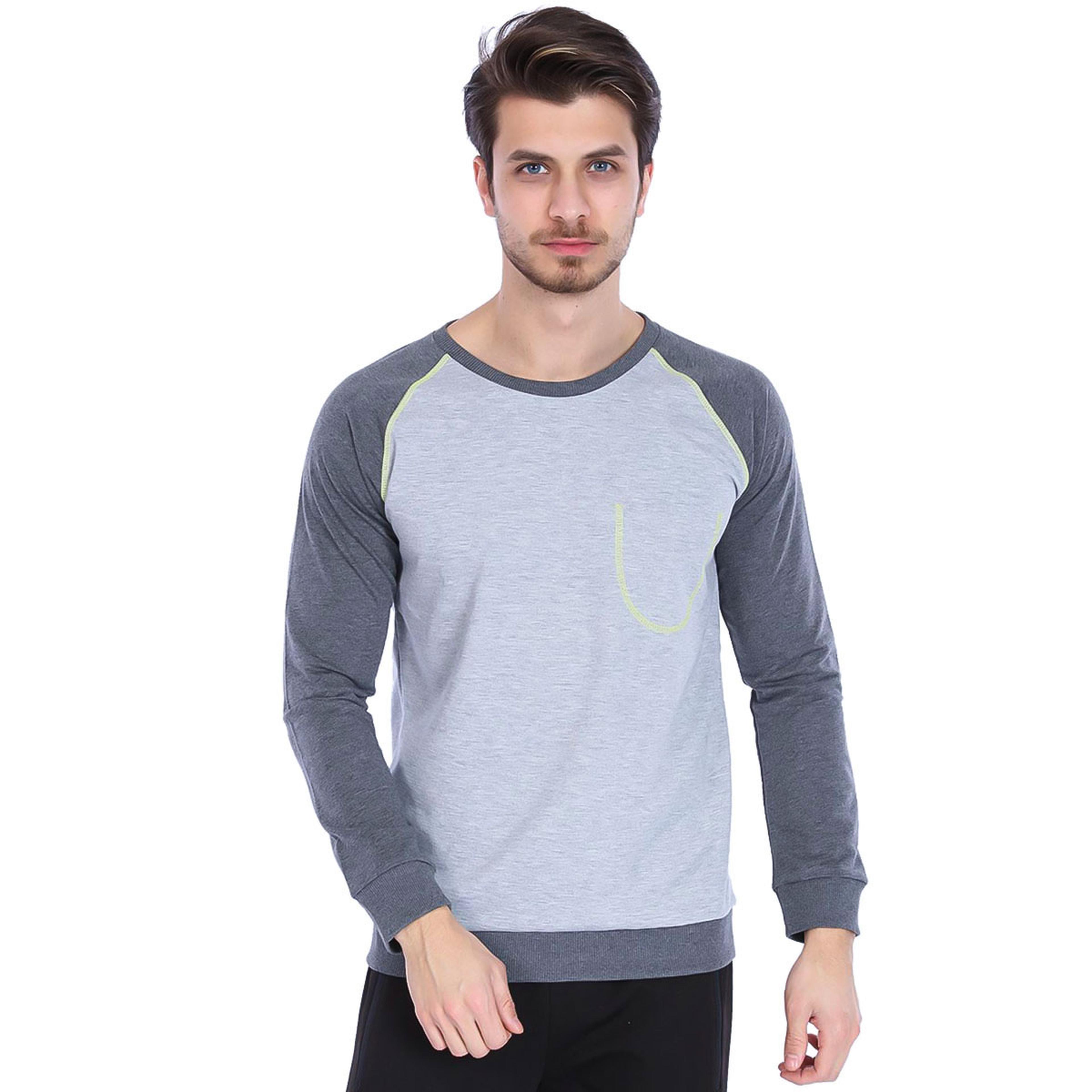 Swekarman Erkek Gri Koşu Sweatshirt 710128-Gma