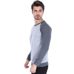 Swekarman Erkek Gri Koşu Sweatshirt 710128-Gma