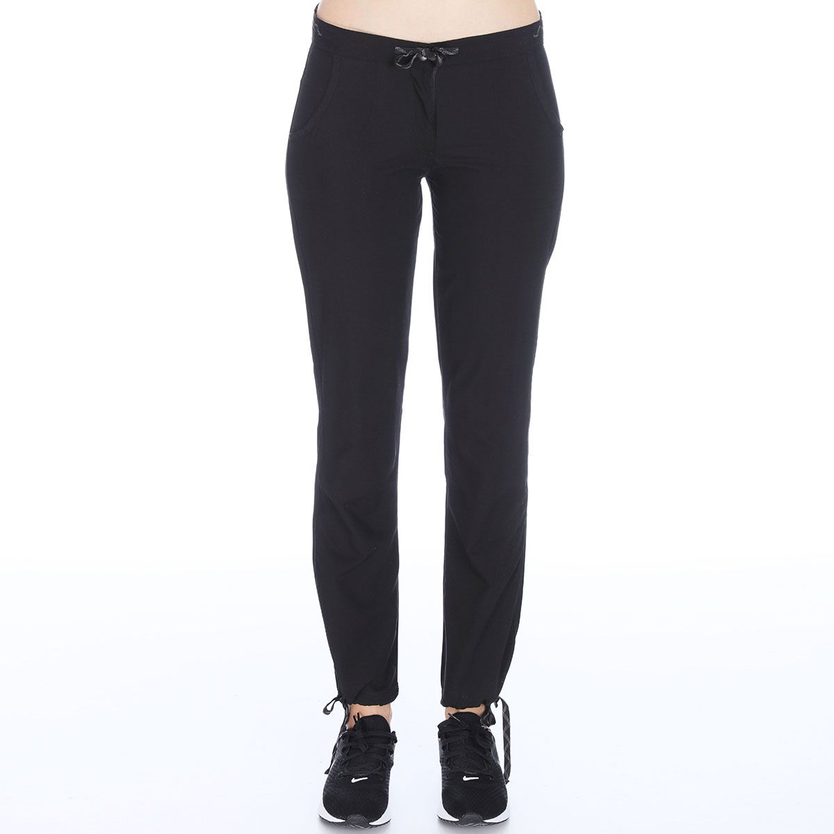 Mikoutwom Kadın Siyah Pantolon M10013-BLK